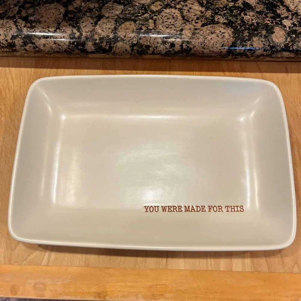 Target Hearth & Hand Ceramic Rectangular Cream Bathroom Tray